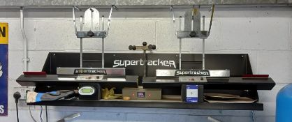 Supertracker Twin Tracking Machine with Wall Mount