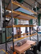 1 bay of pallet racking, to include 2 x uprights a