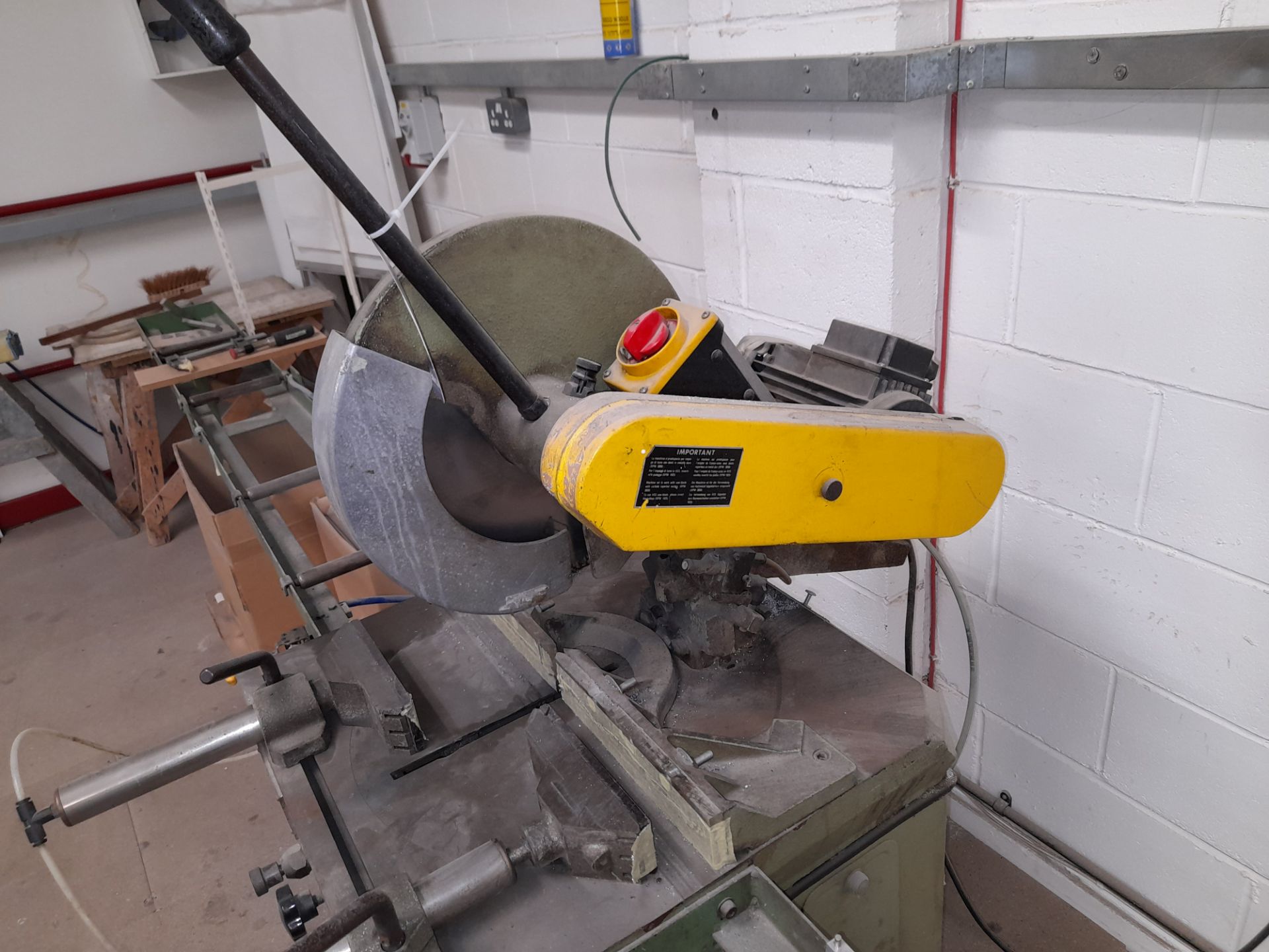 IBP Perris 350 Cut Off Saw, with roller infeed & o - Image 4 of 5