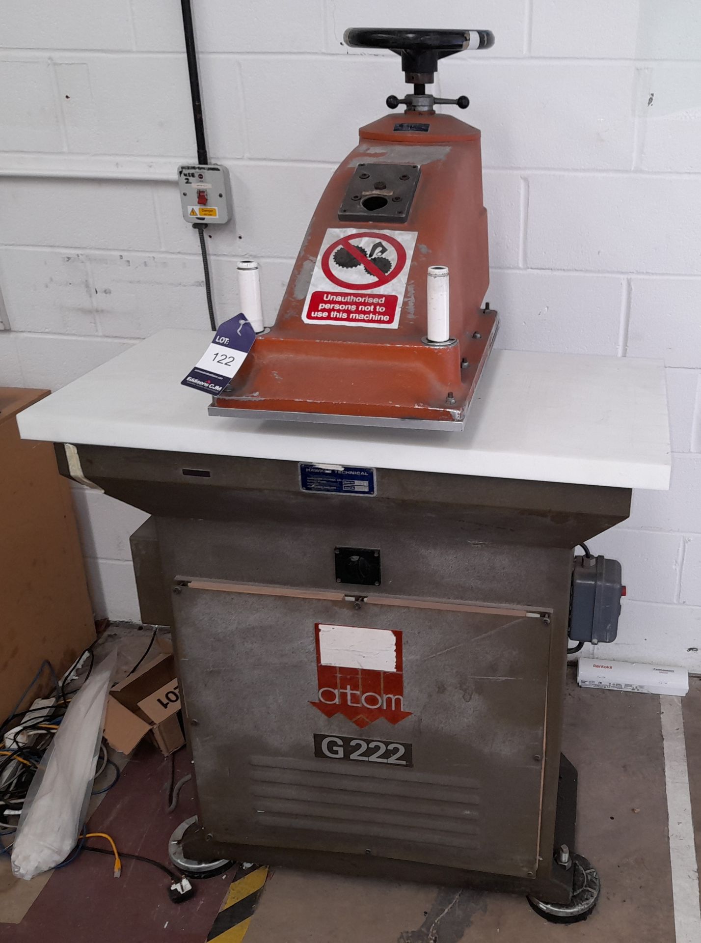 Hawkes Atom G222 Clicker Press, Serial Number 4223