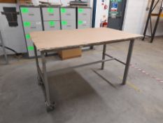 5 x Various Assembly Tables, example size circa. 1600mm (w) x 1000mm (L) x 950mm, Various sizes,