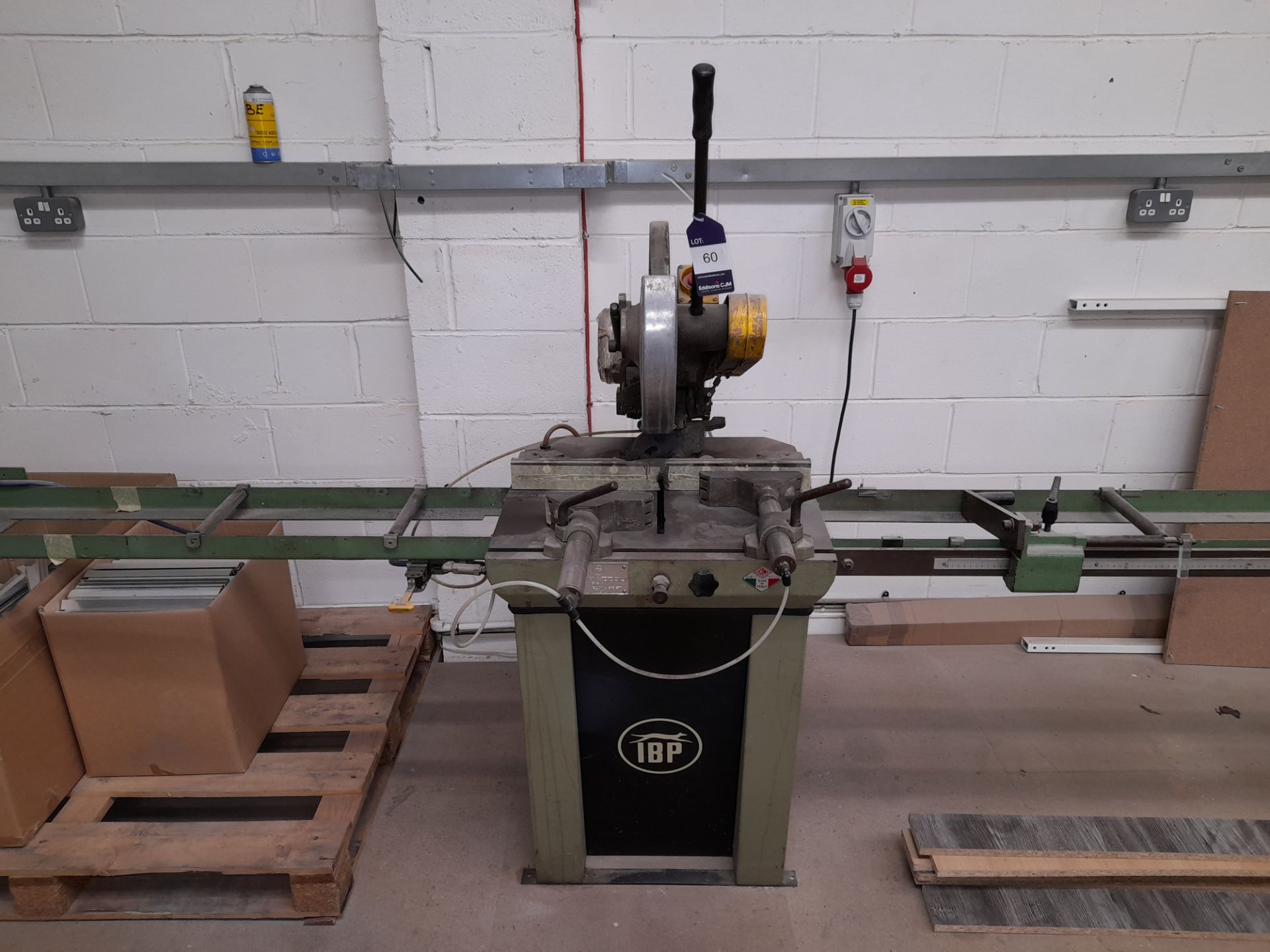 IBP Perris 350 Cut Off Saw, with roller infeed & o - Image 2 of 5
