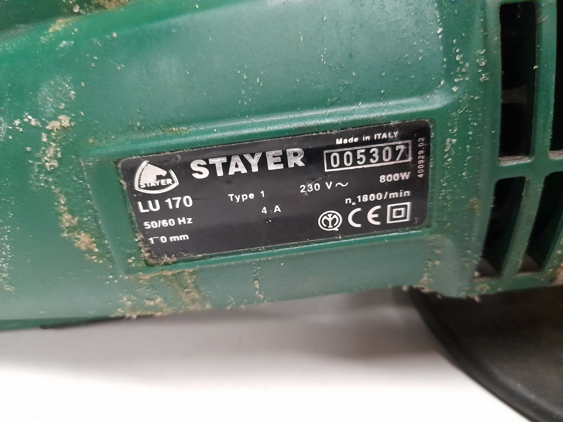 Stayer LV170 Angle Grinder, Serial Number 005307, 240v - Image 3 of 3