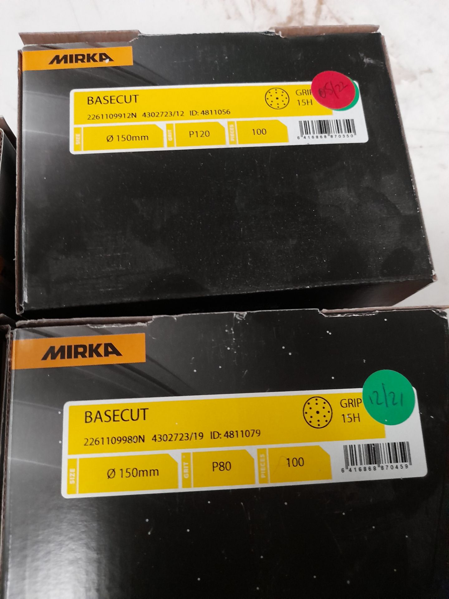 Box containing various Mirka sanding discs - Image 4 of 4