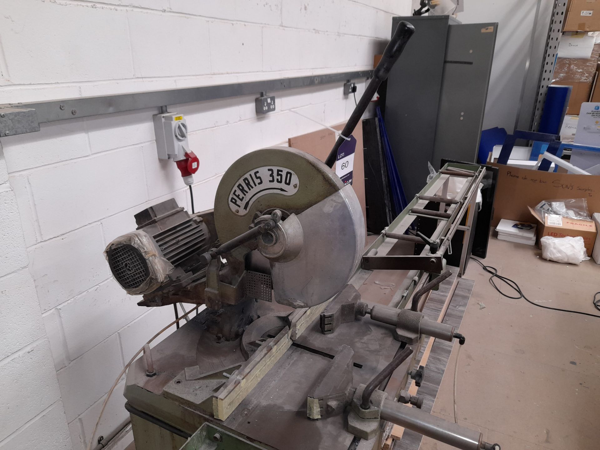 IBP Perris 350 Cut Off Saw, with roller infeed & o - Image 3 of 5