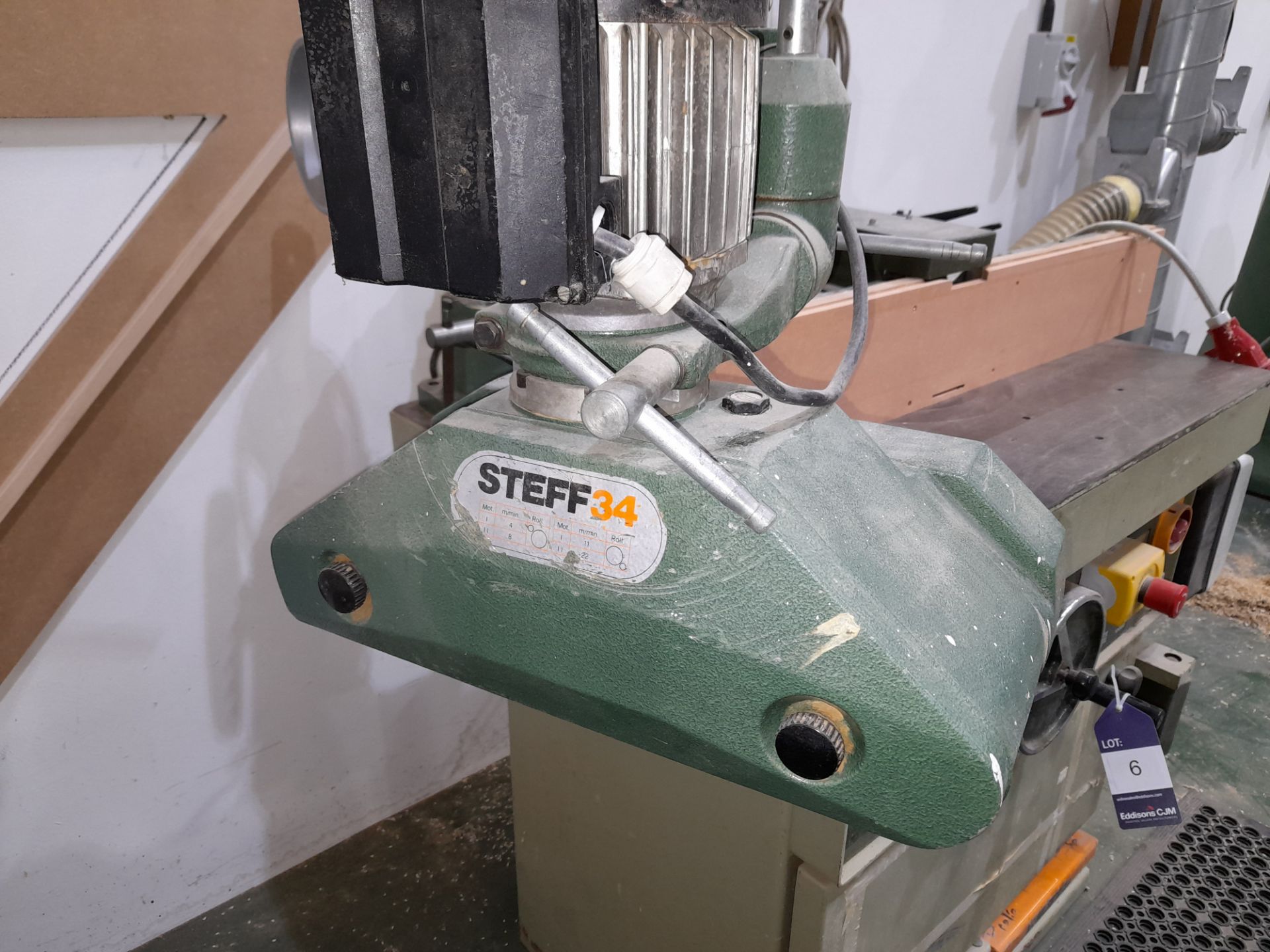 SCM T110B Spindle Moulder, Serial Number AB15732, - Image 5 of 6