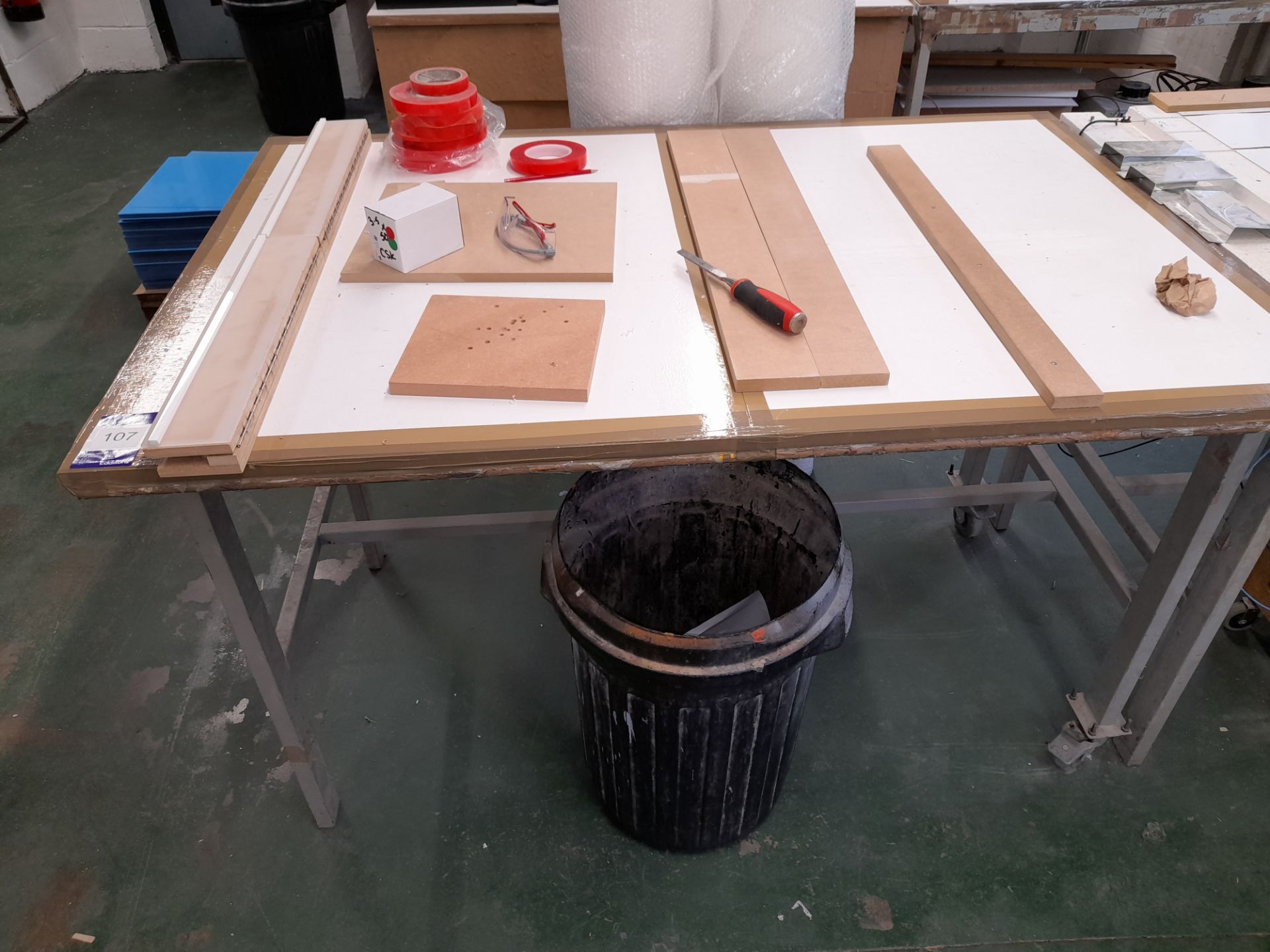 2 x Various assembly benches