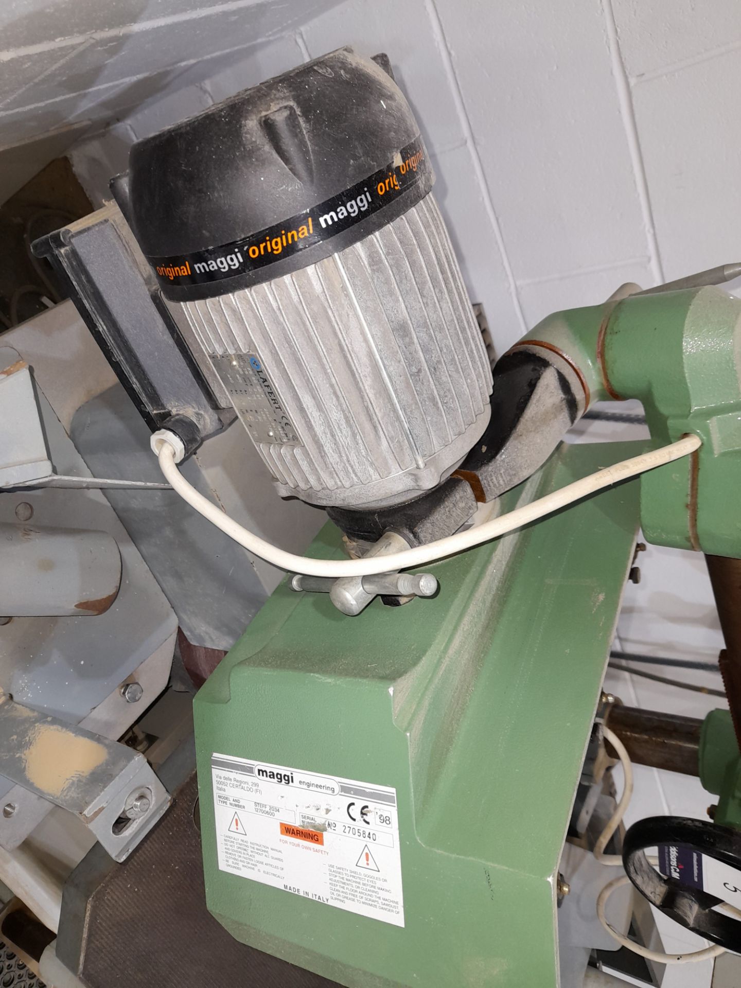 Lasm LBK150 3P Vertical Belt Sander, Serial Number - Image 6 of 8