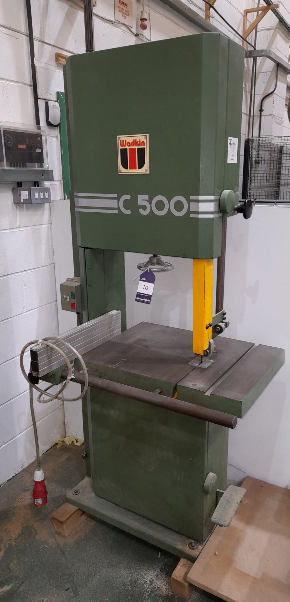 Wadkin C500 vertical bandsaw, Serial Number C5-899 - Image 2 of 4