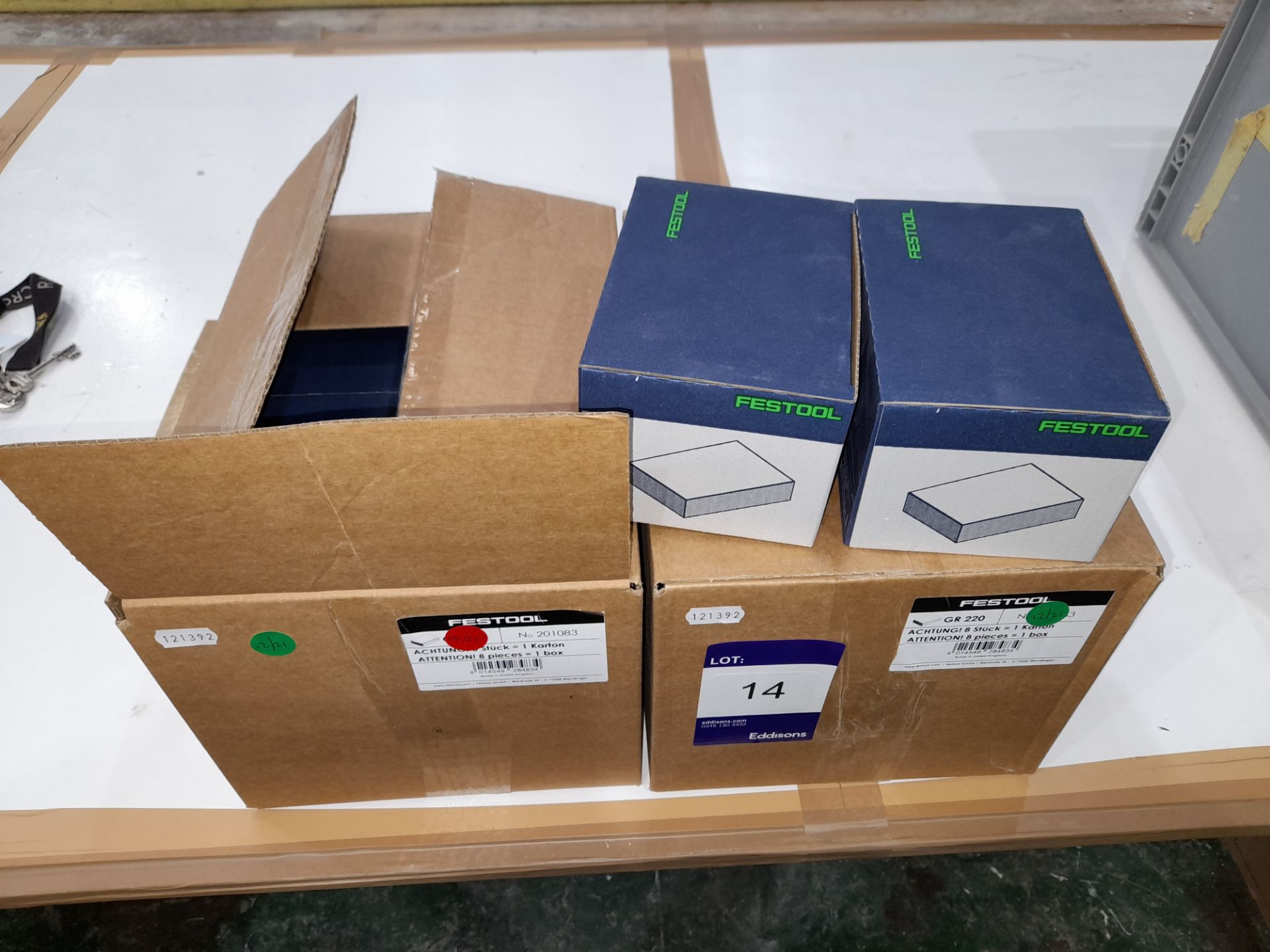 Quantity of Festool abrasive sponges, as lotted