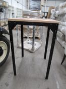 2x Industrial Style Tall Tables