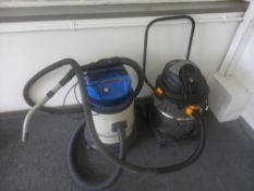 2x 240V Vacuum Cleaners. Titon Wet & Dry and Rawlins Mastervac