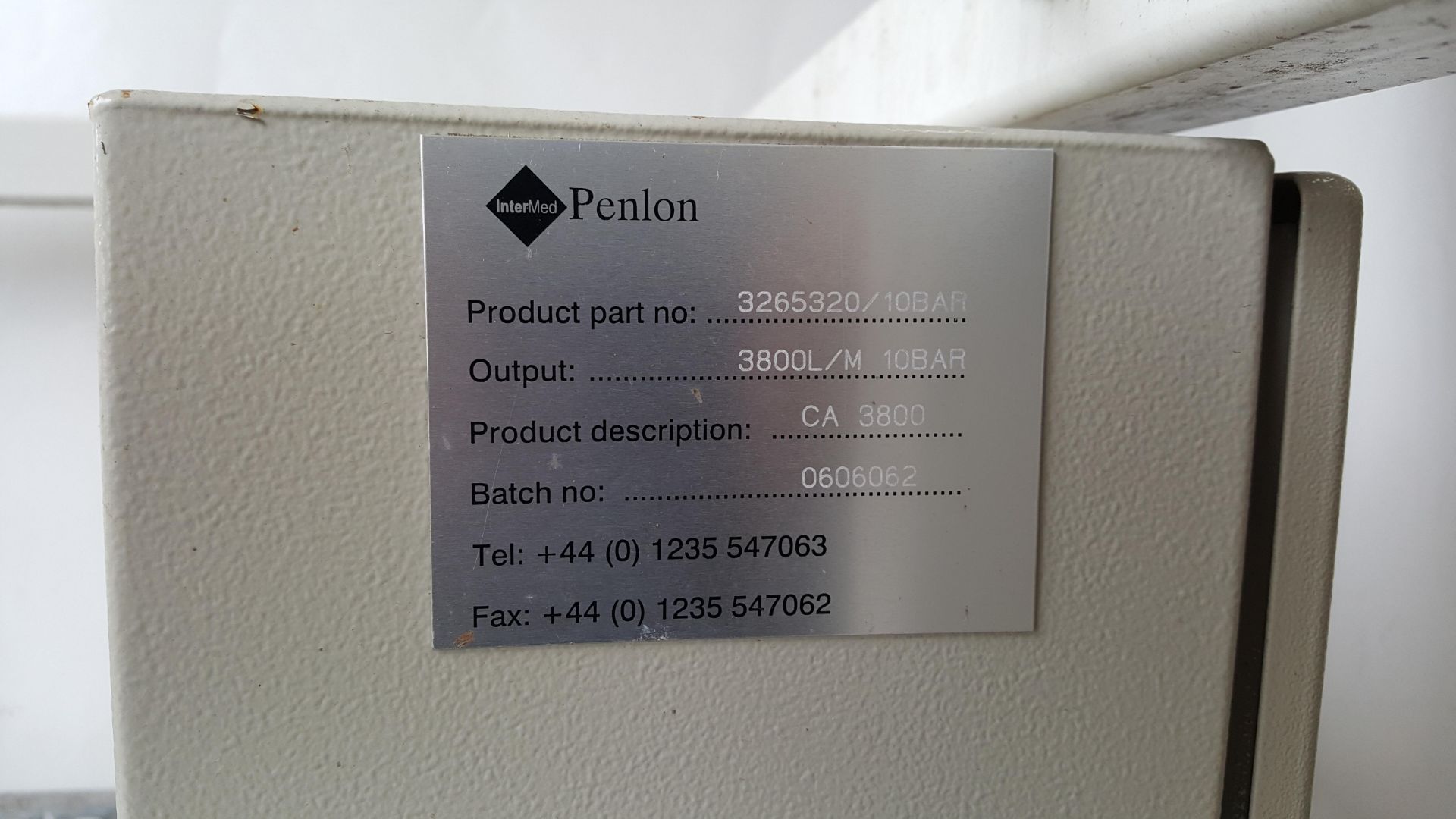 PENLON CA3800 skid mounted Ventilation system - Image 5 of 5
