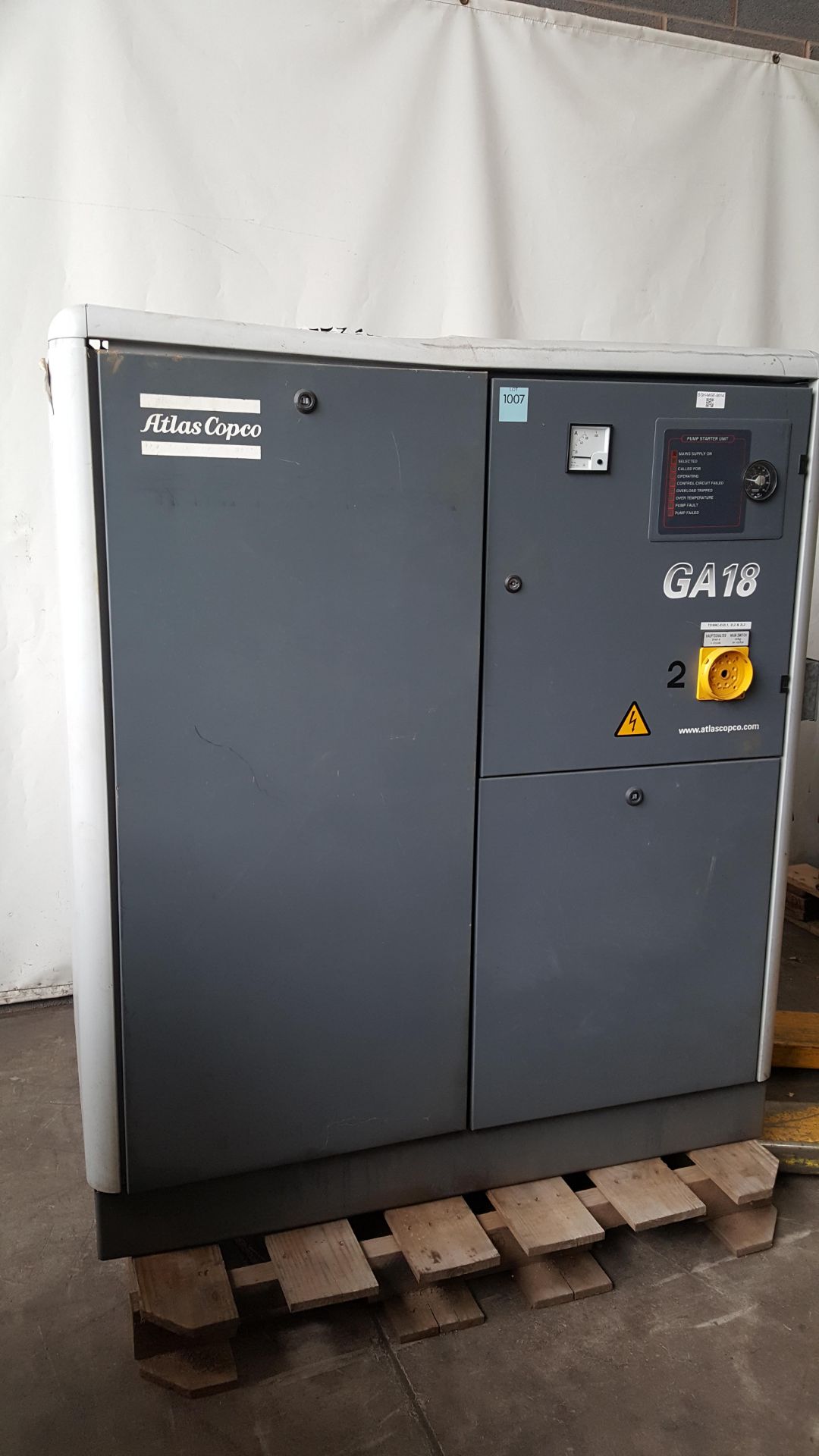 ATLAS COPCO GA18 Compressor - Image 4 of 6