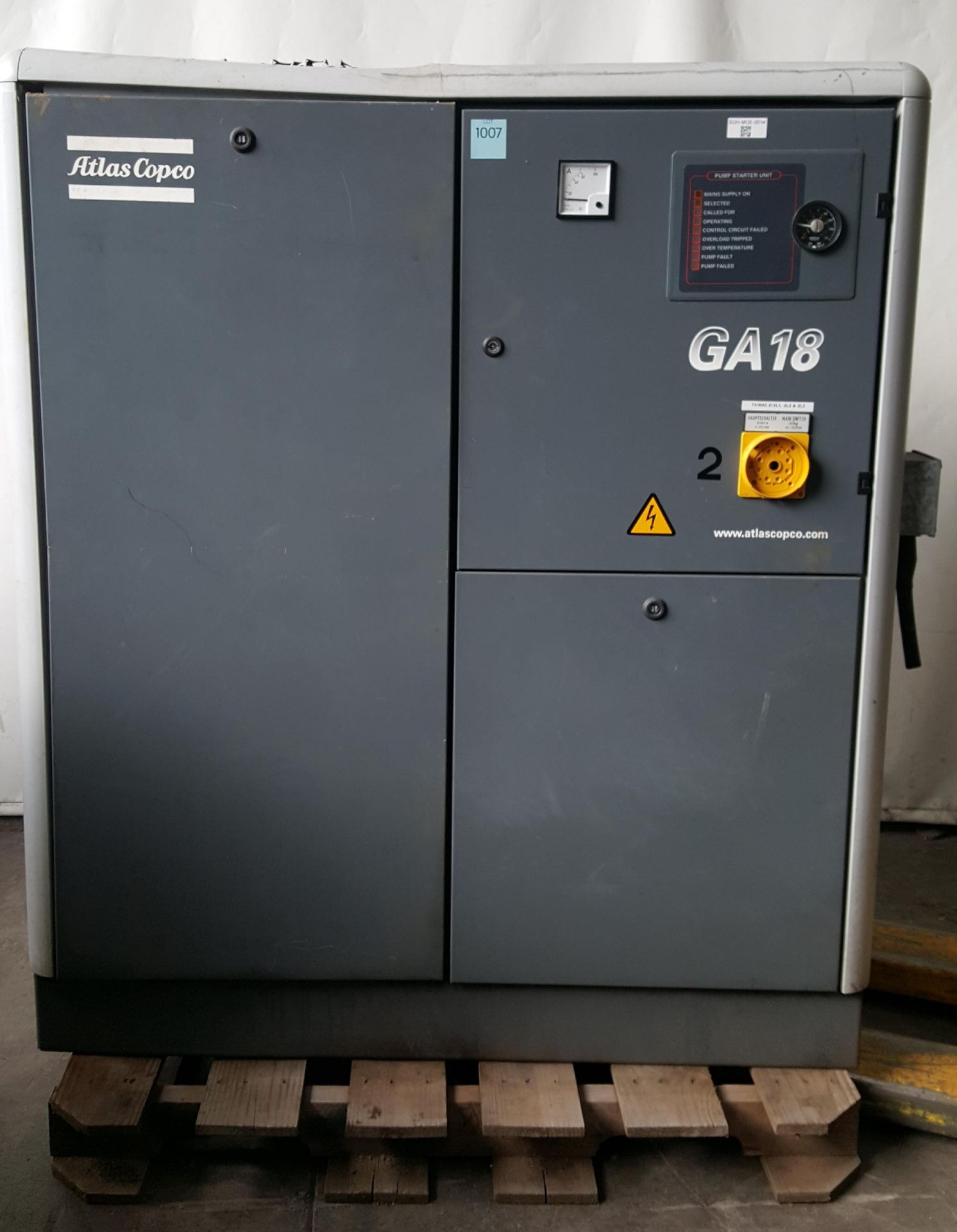 ATLAS COPCO GA18 Compressor - Image 2 of 6