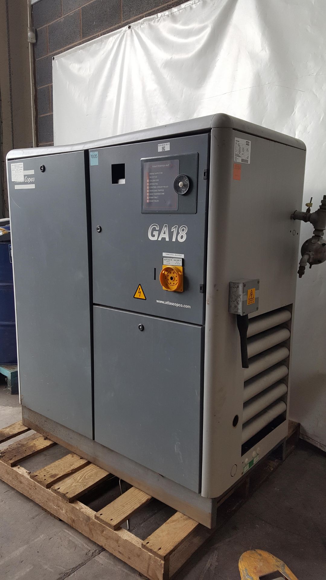 ATLAS COPCO GA18 Compressor - Image 2 of 5