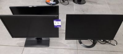 3 x Various monitors, including Asus VZ249, Benq G