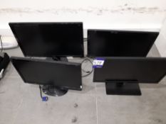 4 x Assorted Benq monitors