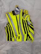 5 x Oxford Reflective vests, S, L, XL (x2), XXL