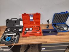 Assortment and analysing, and testing equipment