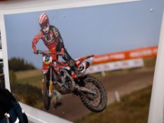 Twin section MotoX wall art (Purchaser to remove)