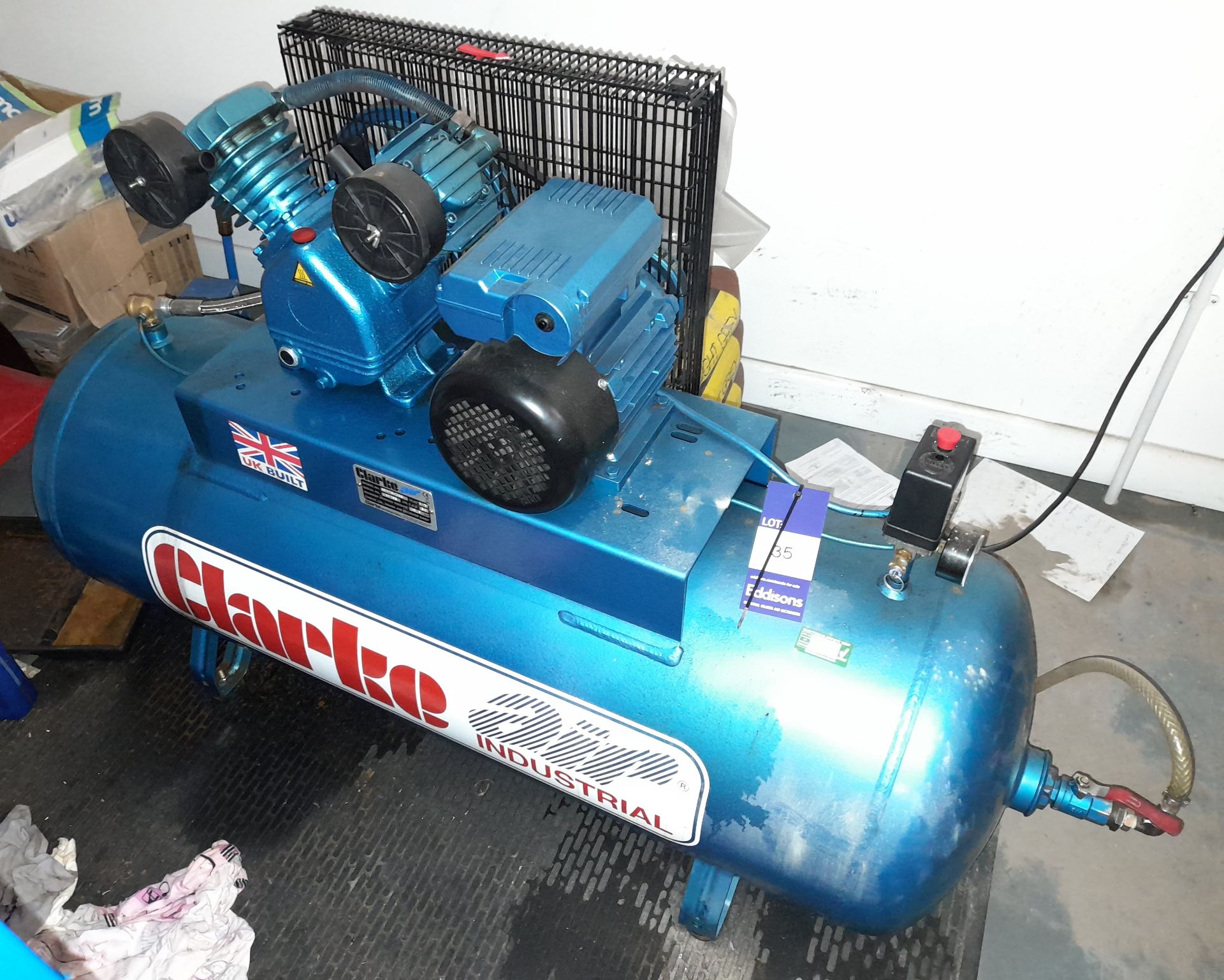 Clarke Air XEV 16/200 piston type air compressor,