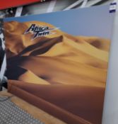 Double sided Honda backdrop stand (Africa Twin and