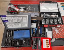Assortment of tooling to include Time-sert kits, K