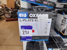 4 x Boxes of Oxford L-Plate kits