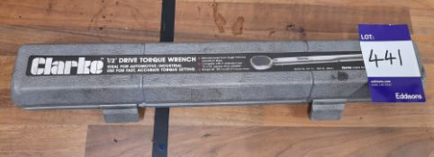 Clarke CHT141 1/2” drive torque wrench