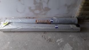 2x rolls of gas membrane aluminium barriers, 2m length