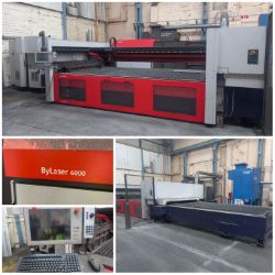 2009 Bystronic Bystar 4020 Twin Table C02 Laser Profile Cutter