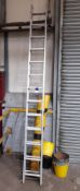 Aluminium Double Extending Ladders