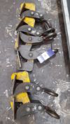 6x Camlock Plate Clamps