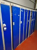 Eight Blue / Grey Staff Lockers