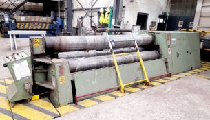 FW Faccin Walter type HC1 Plate Rollers 3100x20-16 Capacity Serial Number 896682-695 (1989) - (