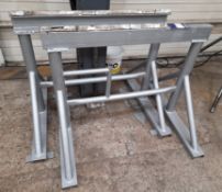 Pair Steel Trestle Stands