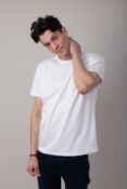 Melting Footprint T-Shirt Men Colour Ice White Size 2XL Material BCI Organic Cotton 180 gsm RRP £35