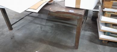 Two Steel Low Packing Tables.