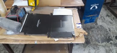 Six Small Timber Packing Trolleys.