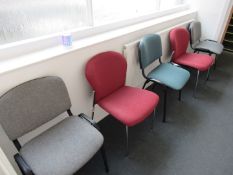 5 reception chairs