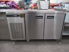 Foster Xtra XR2H Refrigerated Mobile Worktop Counter with 2 Doors.
