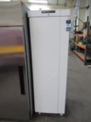 Gram K410LG Upright Mobile Refrigerator. 230V.