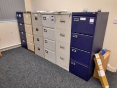 6 - Various Metal 4-Drawer Filing Cabinets (located on the 2nd floor with no lift, city centre