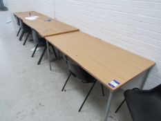 3 various tables and chairs