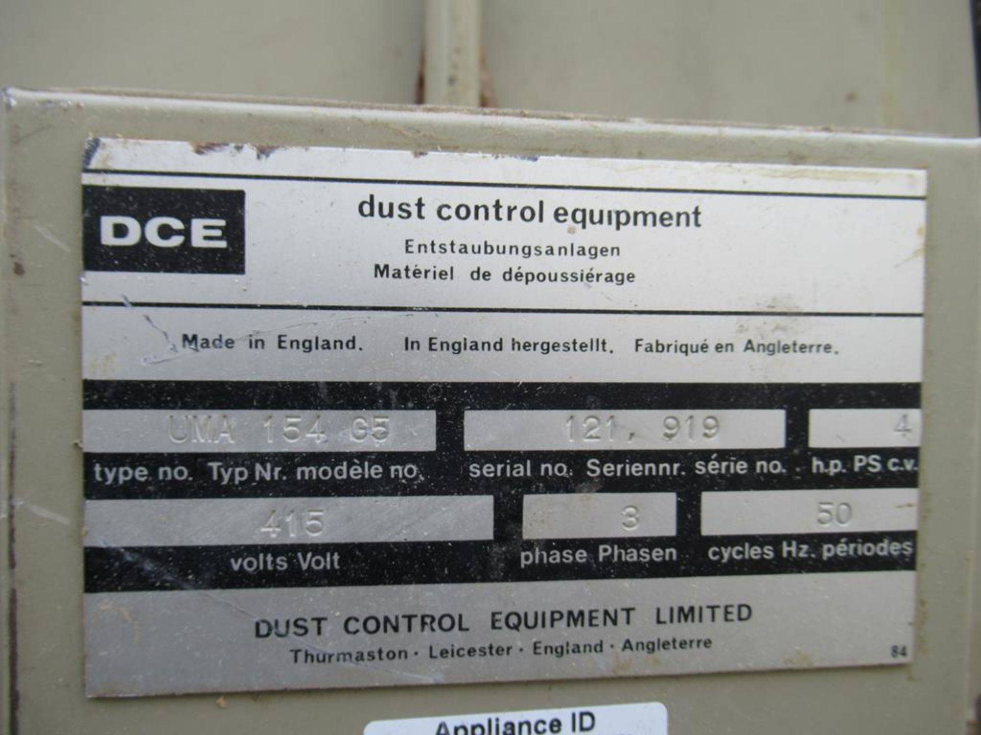 A DCE Uni-Master Dust Unit - Image 4 of 6