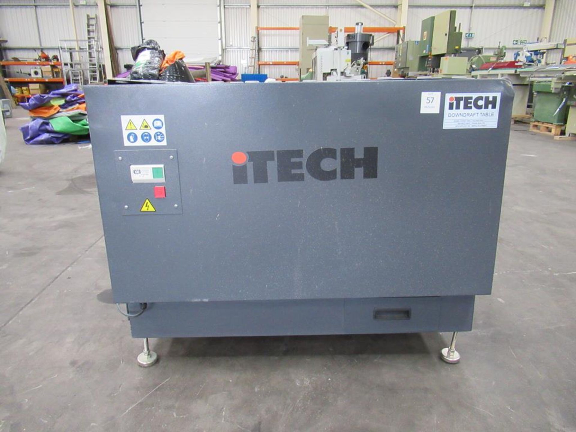 An ITECH downdraft table