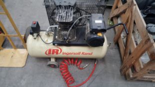 Ingersoll Rand Single Phase Air Compressor and Receiver Tank.