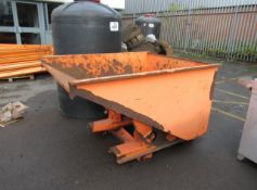 Tipping Skip with Forklift Sleeves