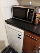 Proline Larder Refrigerator, Kenwood Microwave Oven, Toaster & Kettle